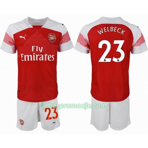 Arsenal Dres WELBECK 23 Dječji Domaći 2018/19 Kratkih Rukava Arsenal Dres WELBECK 23 Dječji Domaći 2018/19 Kratkih Rukava